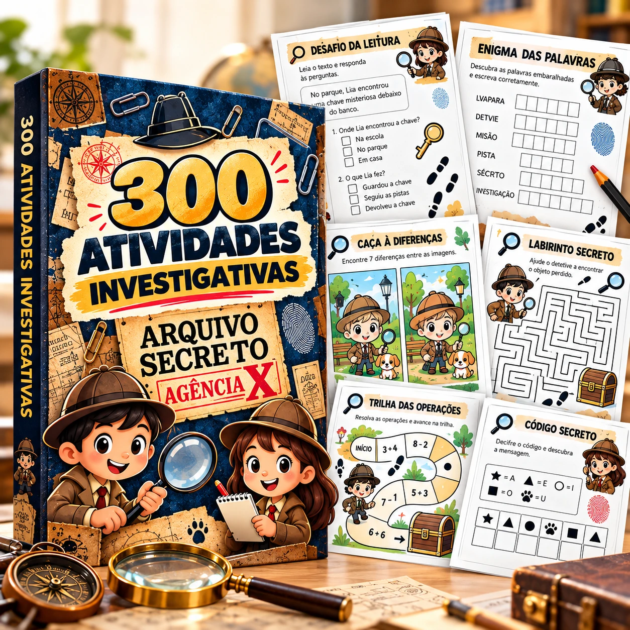 Arquivo Secreto - 300 Atividades Investigativas para Sala de Aula